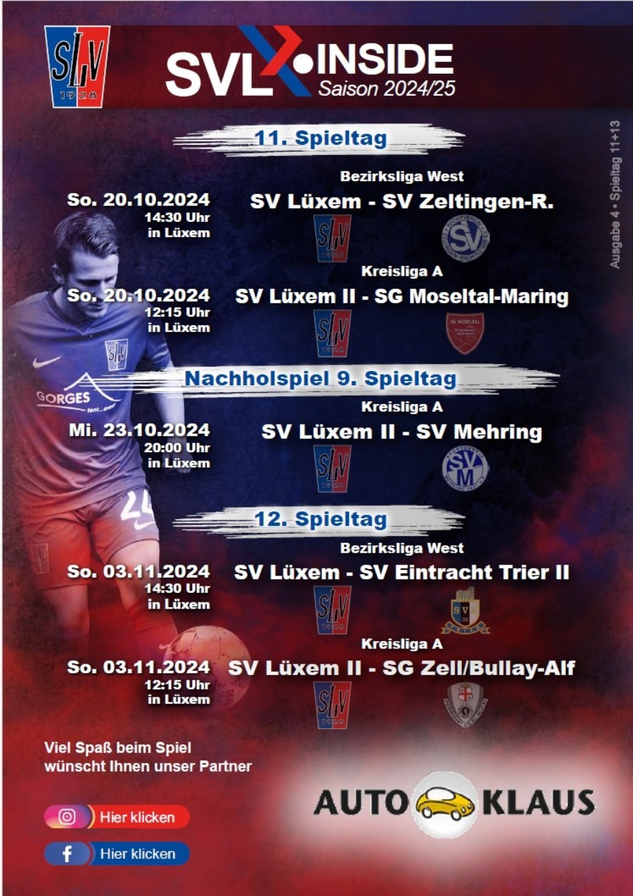 Heimspiel Oktober 2024